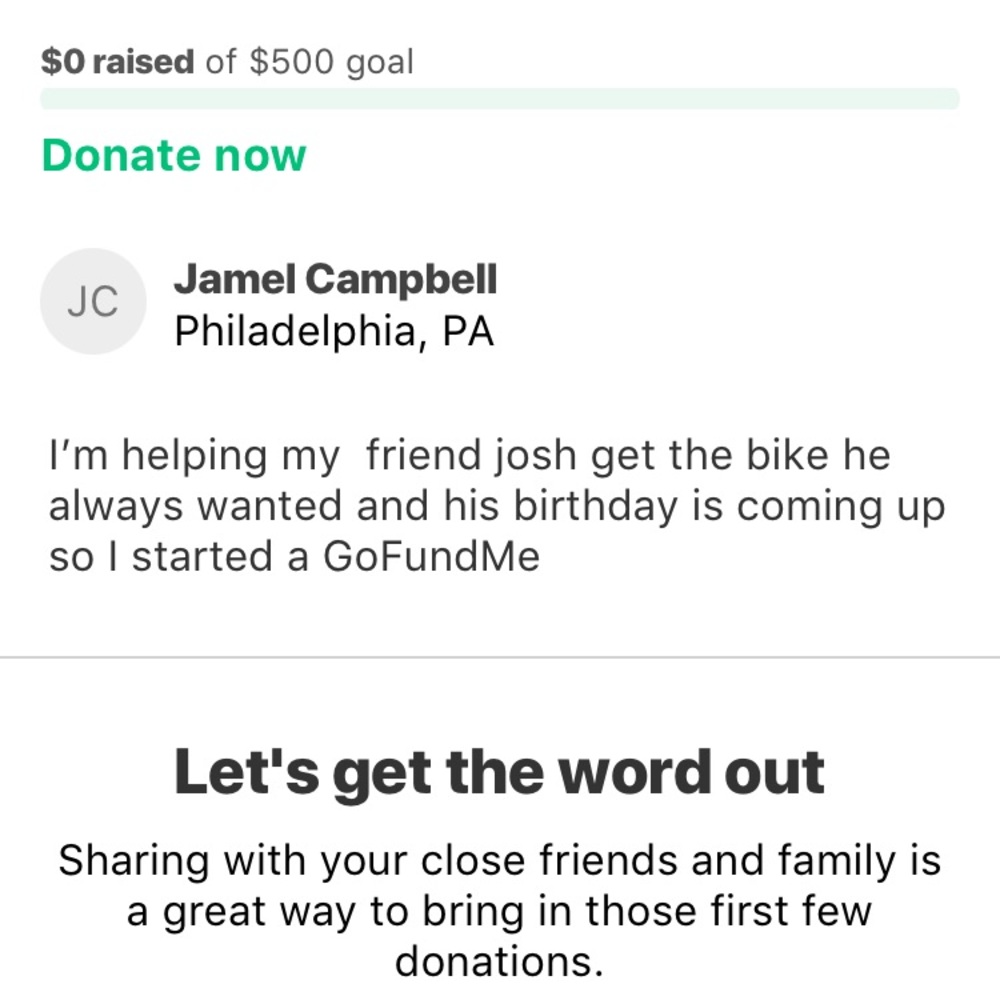 Wondering if y’all can help me get my friend he’s dream bike